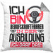 Berufskraftfahrer Ausbildung Kissen mit Füllung 40x40 Geschenk Ich Bin Berufskraftfahrer In Der Ausbildung Ich Darf Das Geschenkidee Spruch (Grau) Grau Trendation