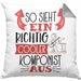 So Sieht Ein Richtig Cooler Komponist Aus Kissen mit Füllung 40x40 Geschenk für Kompinisten Geburtstag Geschenkdiee (Grau) Grau Trendation