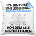 Synchronschwimmer Geschenk Kissen mit Füllung 40x40 Lustige Geschenkidee Geburtstag für Synchronschwimmer Ich Bin Dieser Legendäre Synchronschwimmer Von Dem Alle Geredet Haben (Grau) Blau Trendation