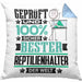 Reptilienhalter Geschenk Lustiger Spruch für Reptilienhalter Geschenkidee Bester Reptilienhalter Der WeltKissen mit Füllung 40x40 (Grau) Blau Trendation