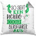 So Sieht Ein Richtig Cooler Bergführer Aus Kissen mit Füllung 40x40 Geschenk für Bergführer Geburtstag Geschenkdiee (Grau) Grau Trendation