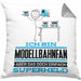 Modellbahnfan Geschenk Kissen mit Füllung 40x40 Ich Bin Modellbahnfan Aber Sag Doch Einfach Superheld Lustige Geschenkdiee für Modellbahnfan (Grau) Grau Trendation