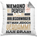 Halbschwager Geschenk Kissen mit Füllung 40x40 Lustige Geschenkidee für Halbschwager Geburtstag Niemand Ist Perfekt Aber Als Halbschwager Ist Man Nah Dran (Grau) Grau Trendation