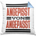 Angepisst Von Angepasst Kissen mit Füllung 40x40 System. Geschenkidee (Grau) Blau Trendation