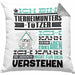 Tierheimunterstützer Geschenk Kaffee-Kissen mit Füllung 40x40 Geschenkidee für Tierheimunterstützer Ich Bin Tierheimunterstützer Ich Kann Es Dir Erklären Jedoch Nicht Für Dich Verstehen Spruch Lustig (Grau) Grau Trendation