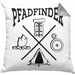 Pfadfinder Kissen mit Füllung 40x40 Geschenk Lustige Geschenkidee Für Pfadfinder (Grau) Grau Trendation
