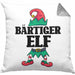 Bart Kissen mit Füllung 40x40 Geschenk Lustiger Spruch Bartträger Bärtiger Elf Geschenkidee Geburtstag (Grau) Grau Trendation