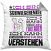 Schwiegerenkel Geschenk Kaffee-Kissen mit Füllung 40x40 Geschenkidee für Schwiegerenkel Ich Bin Schwiegerenkel Ich Kann Es Dir Erklären Jedoch Nicht Für Dich Verstehen Spruch Lustig (Grau) Grau Trendation