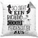 Pferdebesitzer Kissen mit Füllung 40x40 So Sieht Ein Richtig Cooler Pferdebesitzer Aus Geschenk Lustiger Spruch Geschenkidee (Grau) Grau Trendation