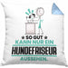 Hundefriseur Geschenk Kissen mit Füllung 40x40 So Gut Kann Nur Ein Hundefriseur Aussehen Geschenkidee (Grau) Blau Trendation