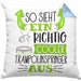 Trampolinspringer Kissen mit Füllung 40x40 Geschenk So Sieht Ein Richtig Cooler Trampolinspringer Aus Geschenkidee Spruch Lustig (Grau) Blau Trendation