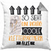 Kletterpartnerin Geschenk Kissen mit Füllung 40x40 Lustig Geschenkidee für Kletterpartnerin Geburtstag So Sieht Eine Richtig Coole Kletterpartnerin Aus Frauen Spruch (Grau) Grau Trendation