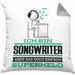 Songwriter Geschenk Kissen mit Füllung 40x40 Ich Bin Songwriter Aber Sag Doch Einfach Superheld Lustige Geschenkdiee für Songwriter (Grau) Grau Trendation
