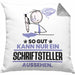 Schriftsteller Geschenk Kissen mit Füllung 40x40 So Gut Kann Nur Ein Schriftsteller Aussehen Geschenkidee (Grau) Grau Trendation