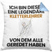 Kletterlehrer Geschenk Kissen mit Füllung 40x40 Lustige Geschenkidee Geburtstag für Kletterlehrer Ich Bin Dieser Legendäre Kletterlehrer Von Dem Alle Geredet Haben (Grau) Blau Trendation