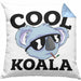 Kissen mit Füllung 40x40 Koala Geschenkidee für Koala-Liebhaber Kissen mit Füllung 40x40 Koala-Aufdruck (Grau) Blau Trendation
