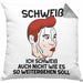 Dank Meme Kissen mit Füllung 40x40 Schweiß Wortspiel Ich Schweiß Auch Nicht Wie Das Weitergehen Soll Geschenkidee Depressionen (Grau) Grau Trendation