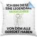 Musiklehrer Geschenk Kissen mit Füllung 40x40 Lustige Geschenkidee Geburtstag für Musiklehrer Ich Bin Dieser Legendäre Musiklehrer Von Dem Alle Geredet Haben (Grau) Blau Trendation