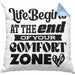 Entrepreneur Kissen mit Füllung 40x40 Entrepreneurship Geschenk Spruch Motivation Idee Sprüche Geschenkidee (Grau) Blau Trendation