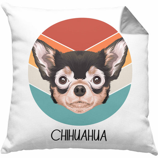 Chihuahua Besitzer Kissen mit Füllung 40x40 Geschenk Lustiger Spruch Geschenkidee Chihuahua Mama Papa (Grau) Grau Trendation