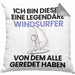 Windsurfer Geschenk Kissen mit Füllung 40x40 Lustige Geschenkidee Geburtstag für Windsurfer Ich Bin Dieser Legendäre Windsurfer Von Dem Alle Geredet Haben (Grau) Grau Trendation