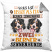 Berner Sennenhund Besitzer Kissen mit Füllung 40x40 Geschenk Lustiger Spruch Geschenkidee Was Ist Besser Als Ein Berner Sennenhund (Grau) Grau Trendation