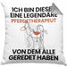Pferdetherapeut Geschenk Kissen mit Füllung 40x40 Lustige Geschenkidee Geburtstag für Pferdetherapeut Ich Bin Dieser Legendäre Pferdetherapeut Von Dem Alle Geredet Haben (Grau) Grau Trendation