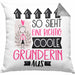 Gründerin Geschenk Kissen mit Füllung 40x40 Lustig Geschenkidee für Gründerin Geburtstag So Sieht Eine Richtig Coole Gründerin Aus Frauen Spruch (Grau) Grau Trendation