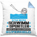 Schwimmsportler Geschenk Kissen mit Füllung 40x40 Ich Bin Schwimmsportler Aber Sag Doch Einfach Superheld Lustige Geschenkdiee für Schwimmsportler (Grau) Blau Trendation