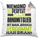 Bandmitglied Geschenk Kissen mit Füllung 40x40 Lustige Geschenkidee für Bandmitglied Geburtstag Niemand Ist Perfekt Aber Als Bandmitglied Ist Man Nah Dran (Grau) Grau Trendation