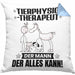 Tierphysiotherapeut Kissen mit Füllung 40x40 Geschenk für Tierphysiotherapeut Der Mann Der Alles Kann Geschenkidee zum Geburtstag (Grau) Blau Trendation