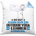 Outdoor-Yoga-Lehrer Geschenk Kissen mit Füllung 40x40 So Gut Kann Nur Ein Outdoor-Yoga-Lehrer Aussehen Geschenkidee (Grau) Blau Trendation