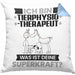 Tierphysiotherapeut Kissen mit Füllung 40x40 Geschenk für Tierphysiotherapeut Geburtstag Lustiger Spruch Was Ist Deine Superkraft (Grau) Blau Trendation
