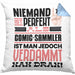 Comic-Sammler Geschenk Kissen mit Füllung 40x40 Lustige Geschenkidee für Comic-Sammler Geburtstag Niemand Ist Perfekt Aber Als Comic-Sammler Ist Man Nah Dran (Grau) Blau Trendation