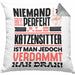 Katzensitter Geschenk Kissen mit Füllung 40x40 Lustige Geschenkidee für Katzensitter Geburtstag Niemand Ist Perfekt Aber Als Katzensitter Ist Man Nah Dran (Grau) Grau Trendation