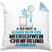 Meerschweinchenfreund Geschenk Kissen mit Füllung 40x40 So Gut Kann Nur Ein Meerschweinchenfreund Aussehen Geschenkidee (Grau) Blau Trendation