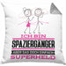 Spaziergänger Geschenk Kissen mit Füllung 40x40 Ich Bin Spaziergänger Aber Sag Doch Einfach Superheld Lustige Geschenkdiee für Spaziergänger (Grau) Grau Trendation