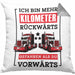Lustige Kissen mit Füllung 40x40 LKW-Fahrer Geschenk Geschenkidee LKW Spruch (Grau) Grau Trendation
