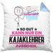 Kajaklehrer Geschenk Kissen mit Füllung 40x40 So Gut Kann Nur Ein Kajaklehrer Aussehen Geschenkidee (Grau) Blau Trendation