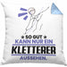 Kletterer Geschenk Kissen mit Füllung 40x40 So Gut Kann Nur Ein Kletterer Aussehen Geschenkidee (Grau) Blau Trendation