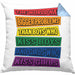 LGBTQ Kissen mit Füllung 40x40 Geschenk Schwule Lesben Geschenkidee The World Has Bigger Problems Gender Equality Häferl (Grau) Blau Trendation