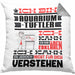 Aquarium-Tüftler Geschenk Kaffee-Kissen mit Füllung 40x40 Geschenkidee für Aquarium-Tüftler Ich Bin Aquarium-Tüftler Ich Kann Es Dir Erklären Jedoch Nicht Für Dich Verstehen Spruch Lustig (Grau) Grau Trendation
