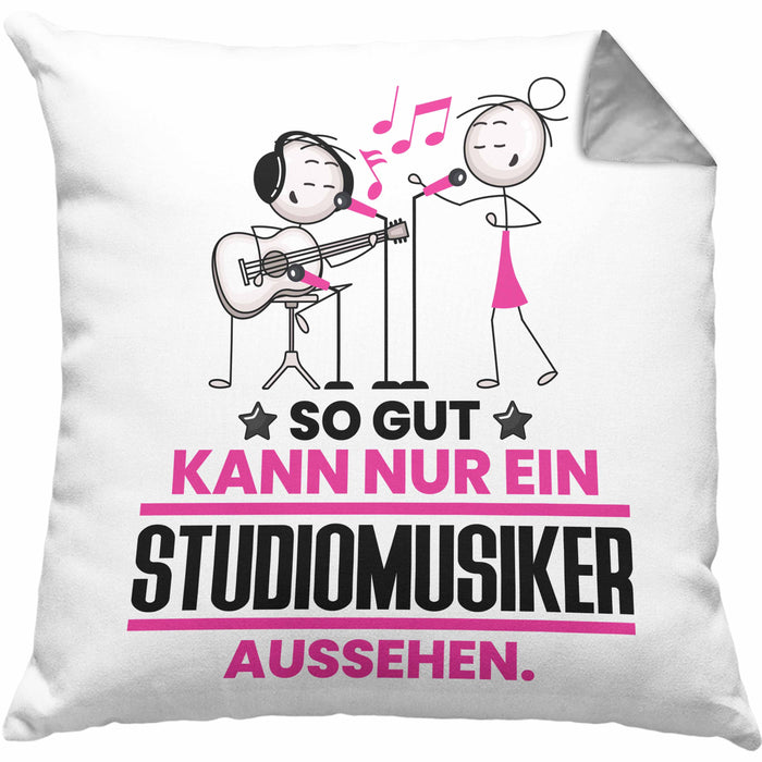 Studiomusiker Geschenk Kissen mit Füllung 40x40 So Gut Kann Nur Ein Studiomusiker Aussehen Geschenkidee (Grau) Grau Trendation