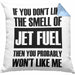 Fuel Kissen mit Füllung 40x40 Geschenk für Fluglotsen mit Spruch (Grau) Blau Trendation