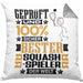 Squash-Spieler Geschenk Lustiger Spruch für Squash-Spieler Geschenkidee Bester Squash-Spieler Der WeltKissen mit Füllung 40x40 (Grau) Grau Trendation