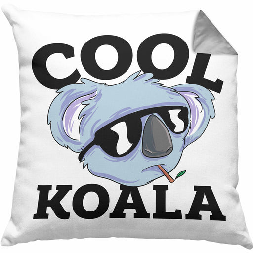 Kissen mit Füllung 40x40 Koala Geschenkidee für Koala-Liebhaber Kissen mit Füllung 40x40 Koala-Aufdruck (Grau) Grau Trendation