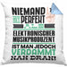 Elektronischer Musikproduzent Geschenk Kissen mit Füllung 40x40 Lustige Geschenkidee für Elektronischer Musikproduzent Geburtstag Niemand Ist Perfekt Aber Als Elektronischer Musikproduzent Ist Man Nah Dran (Grau) Blau Trendation