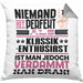 Klassik-Enthusiast Geschenk Kissen mit Füllung 40x40 Lustige Geschenkidee für Klassik-Enthusiast Geburtstag Niemand Ist Perfekt Aber Als Klassik-Enthusiast Ist Man Nah Dran (Grau) Grau Trendation