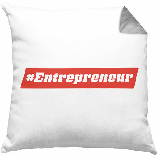 Entrepreneur Kissen mit Füllung 40x40 Entrepreneurship Geschenk Spruch Motivation (Grau) Grau Trendation