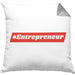Entrepreneur Kissen mit Füllung 40x40 Entrepreneurship Geschenk Spruch Motivation (Grau) Grau Trendation